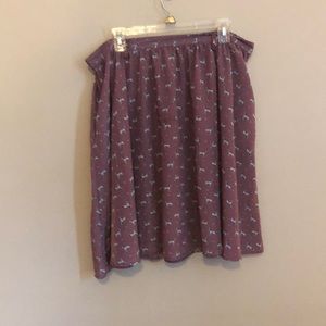 Dog printed skirt